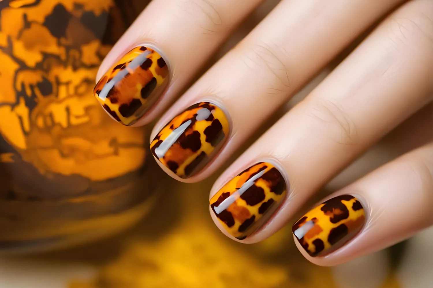 Tortoiseshell Nails Are the Must-Try Manicure Trend This Fall—Here’s How to Get the Look